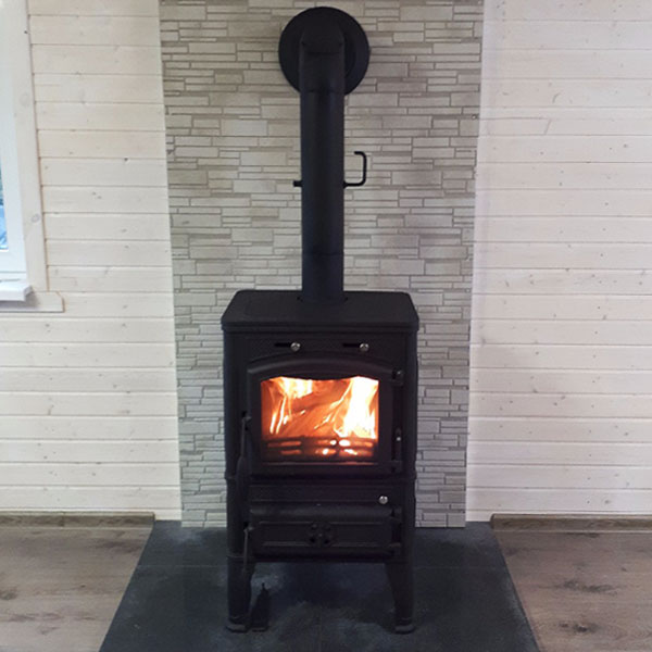 Монтаж чугунной печи Guca Lava №2